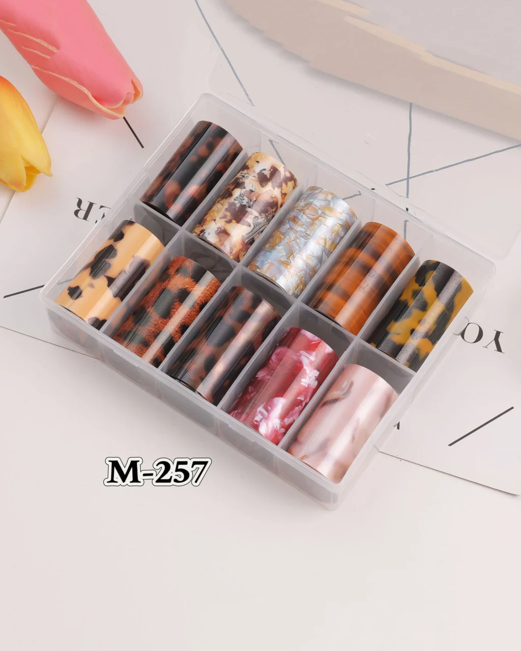 40 Types Cute Nail Transfer Foils - Image 10