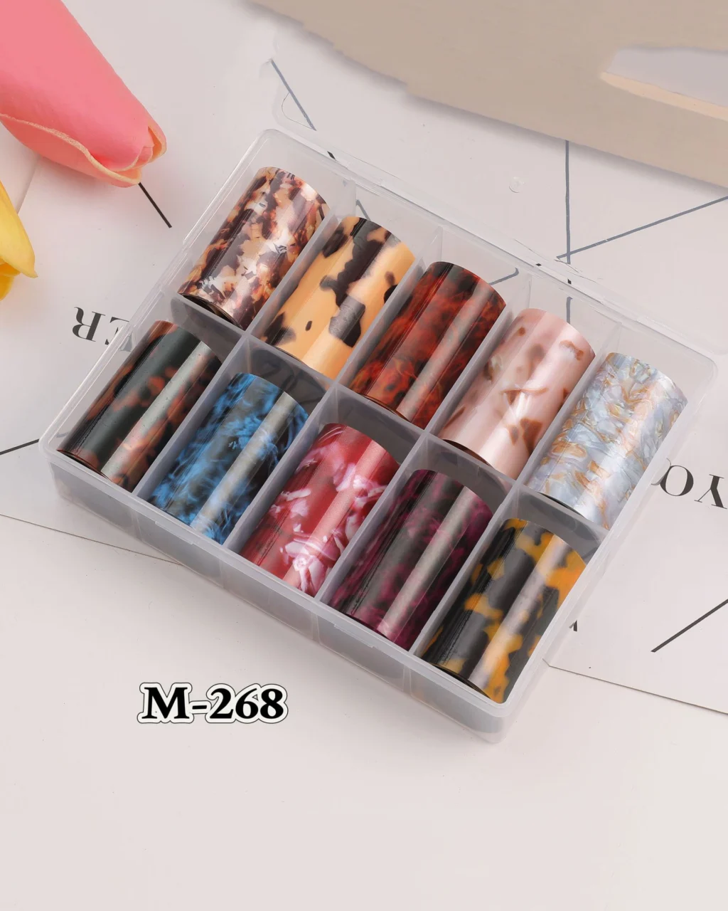 40 Types Cute Nail Transfer Foils - Image 6
