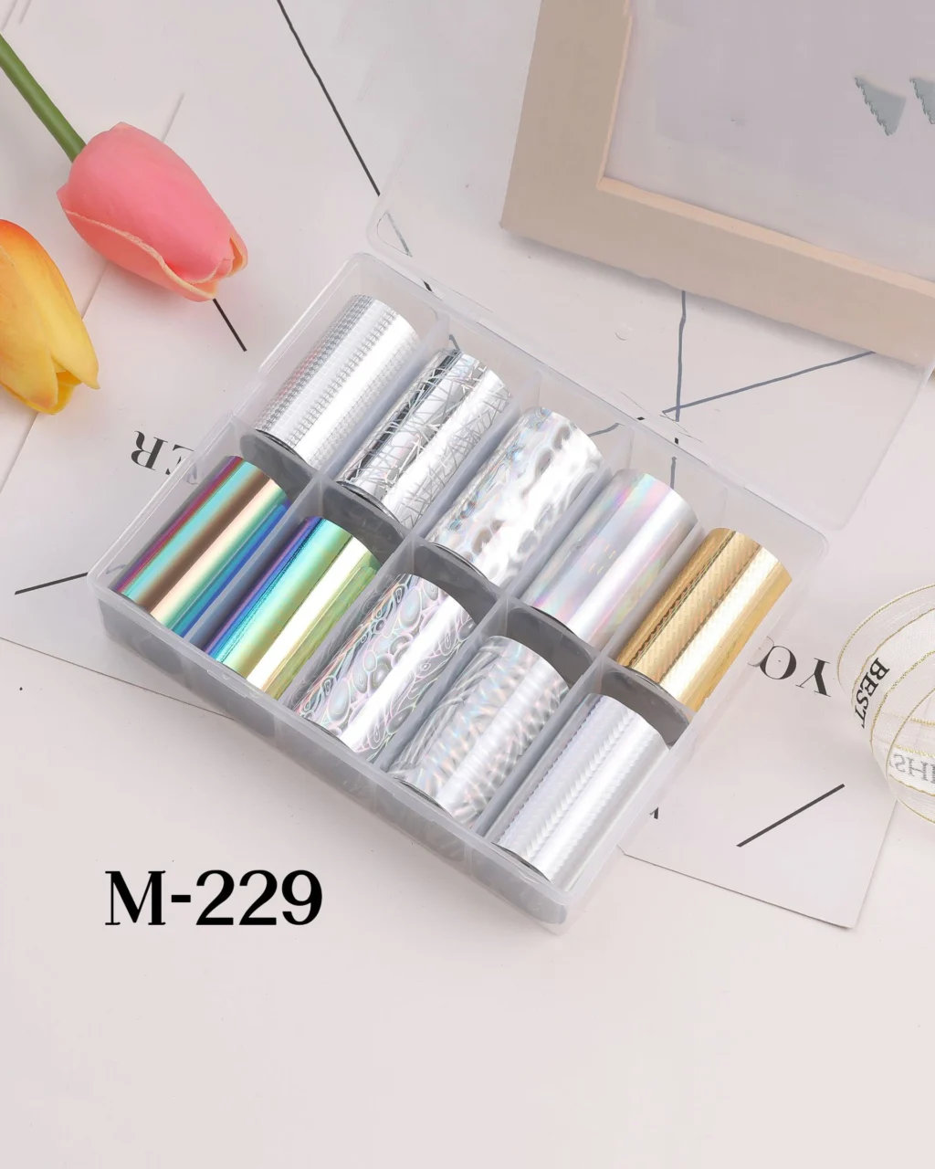 40 Types Cute Nail Transfer Foils - Image 34