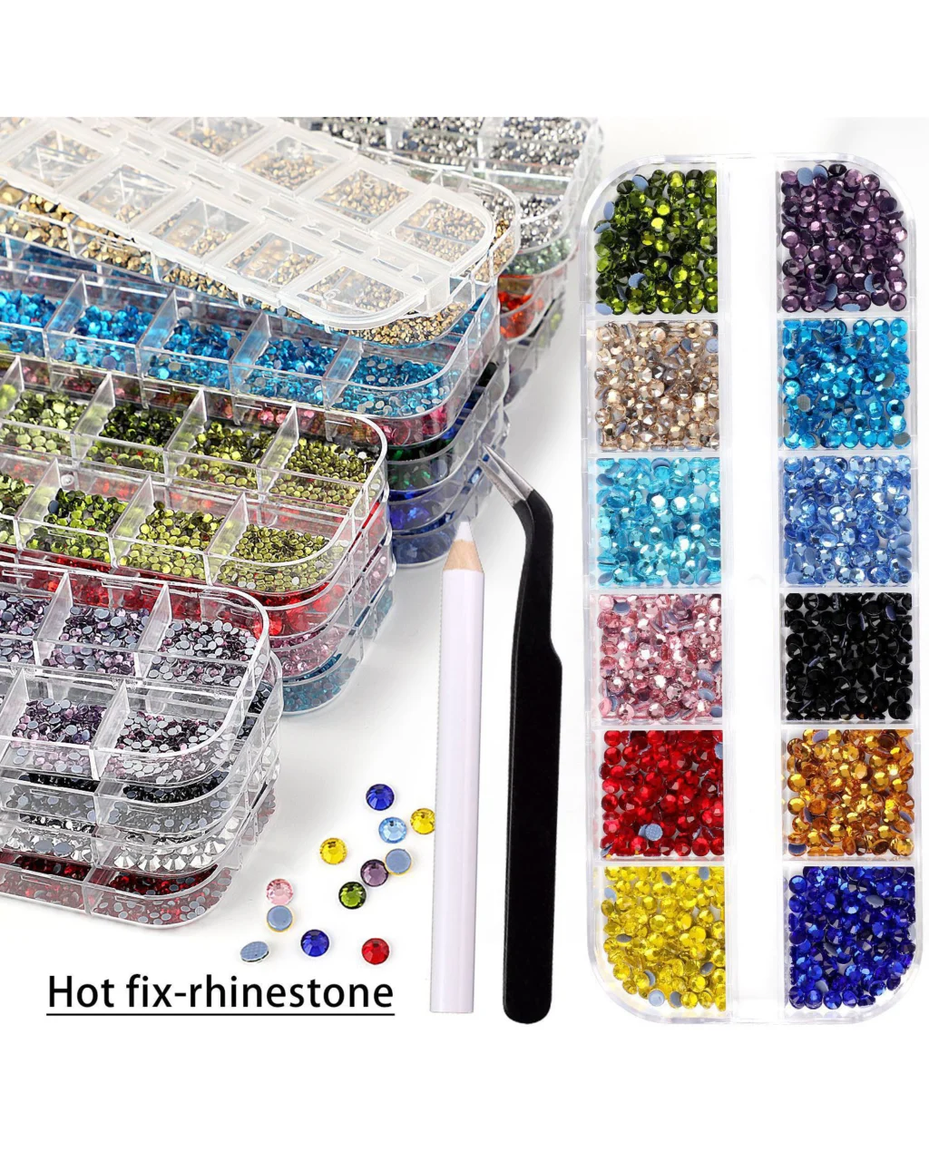 12 Gird Set of Hot Fix Rhinestone Applicator