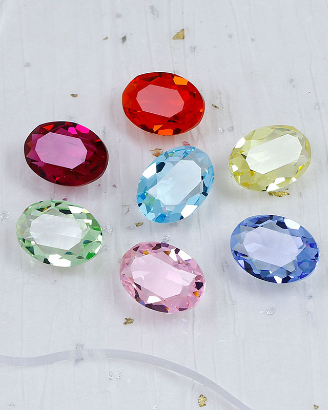 14*10mm Oval K9 Point Back Rhinestone for Nail Art