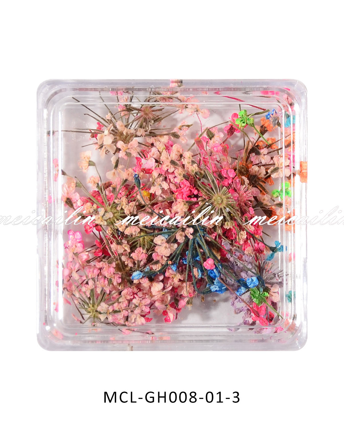 4Pcs/ Set Colorful Dried Flower Nail Decor - Image 6