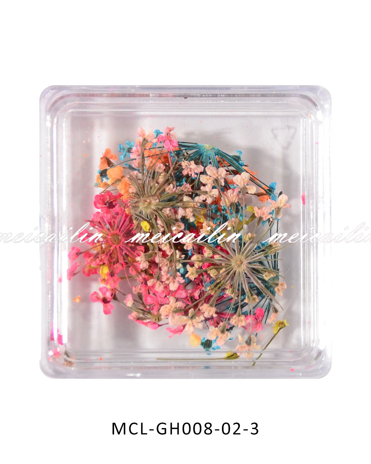 4Pcs/ Set Colorful Dried Flower Nail Decor - Image 5
