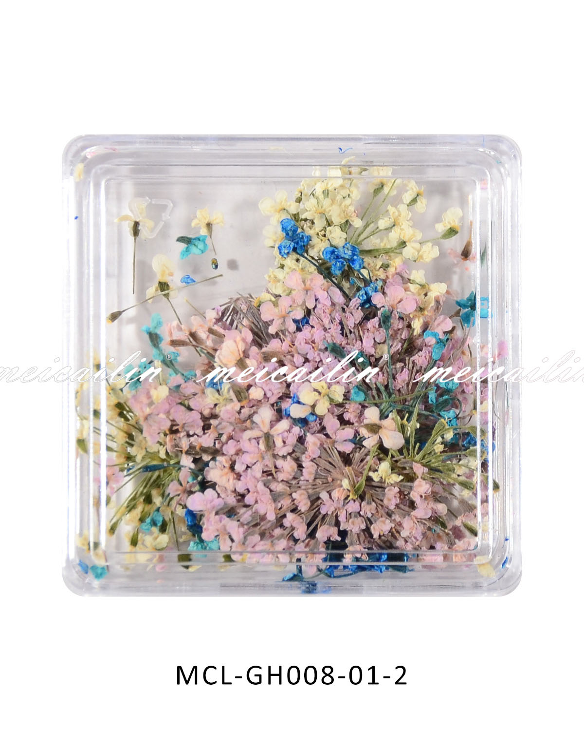 4Pcs/ Set Colorful Dried Flower Nail Decor - Image 4