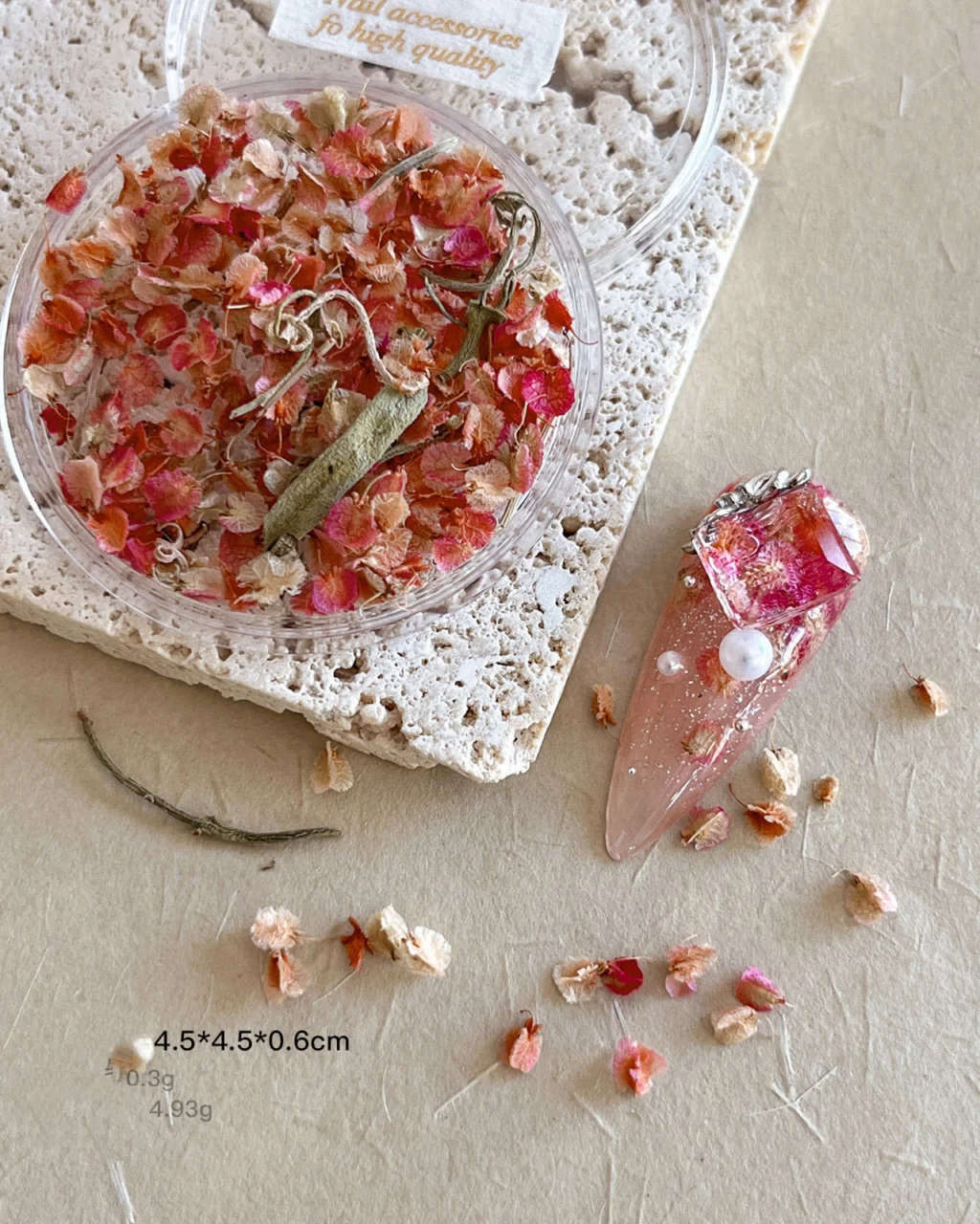 Oil Painting Style Pressed Flowers for Nails - Image 5