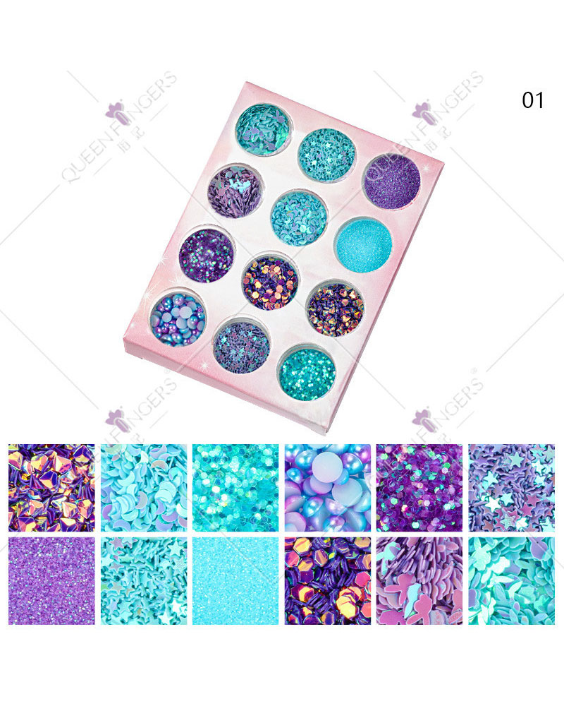 Nail Art Glitter Sequins for Nails Make Up - Image 15