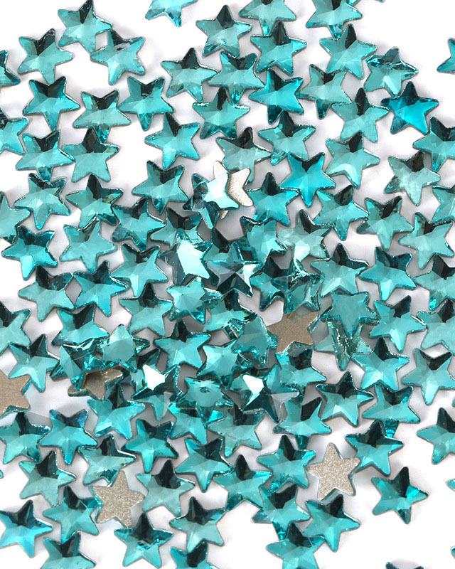 100Pcs Blue Flat Back Rhinestones Fancy Glass Rhinestones - Image 10