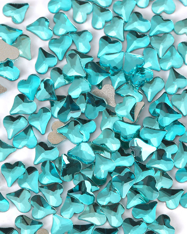 100Pcs Blue Flat Back Rhinestones Fancy Glass Rhinestones - Image 9