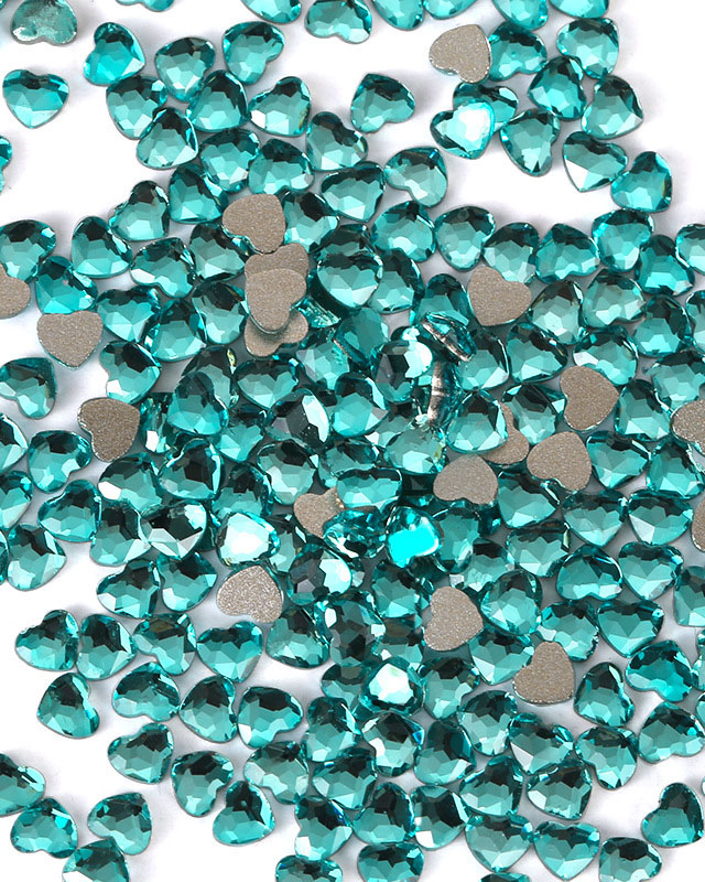100Pcs Blue Flat Back Rhinestones Fancy Glass Rhinestones - Image 18