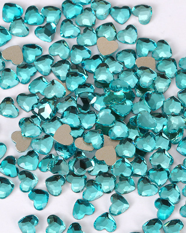 100Pcs Blue Flat Back Rhinestones Fancy Glass Rhinestones - Image 17