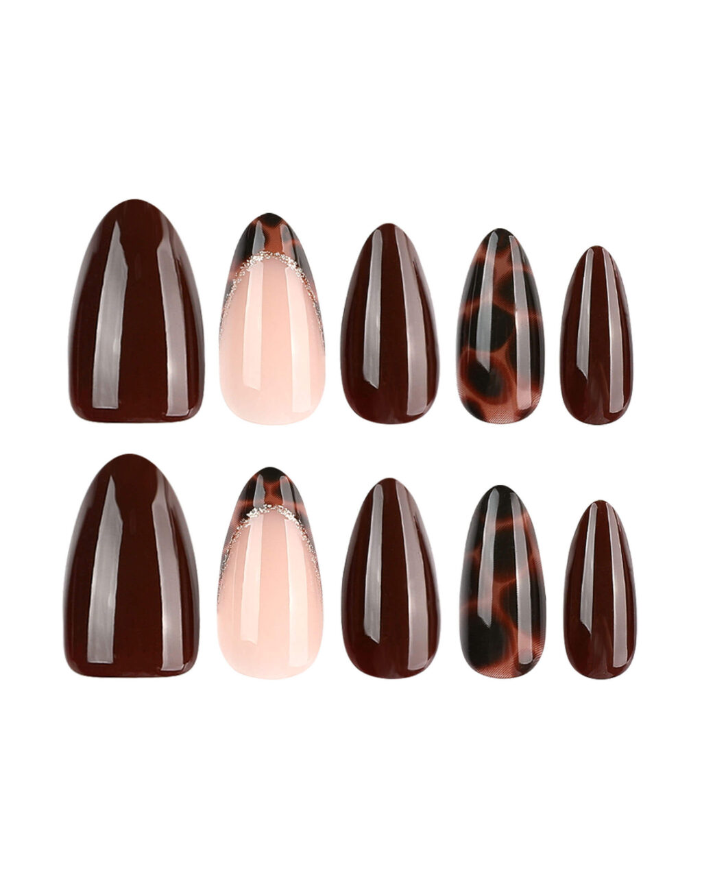 Classic French Leopard Print Nails Short Bulk - Image 7