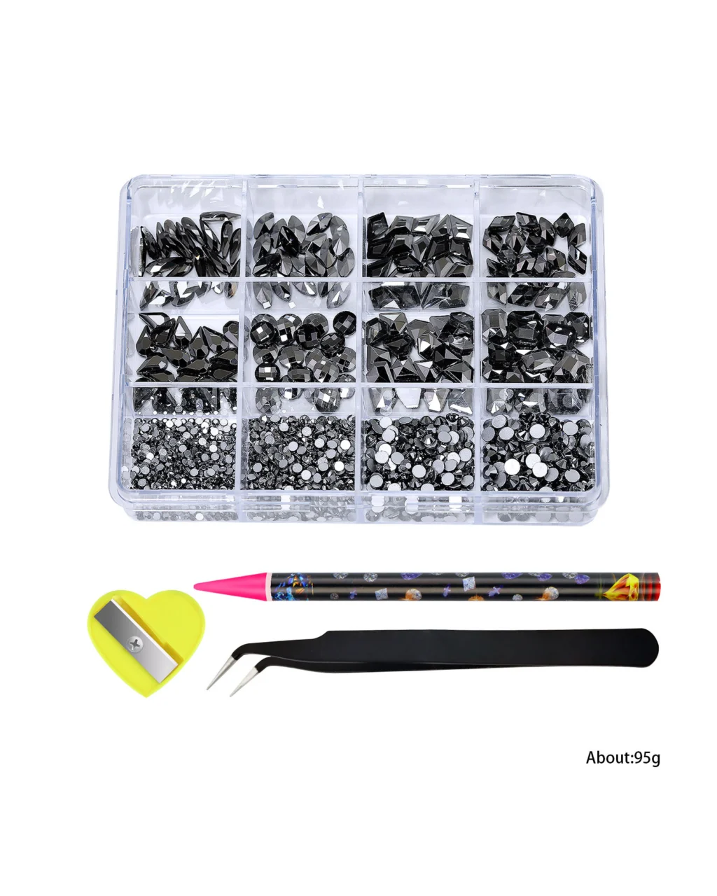 Sparkle Fancy Flat Back Nail Art Diamonds - Image 4