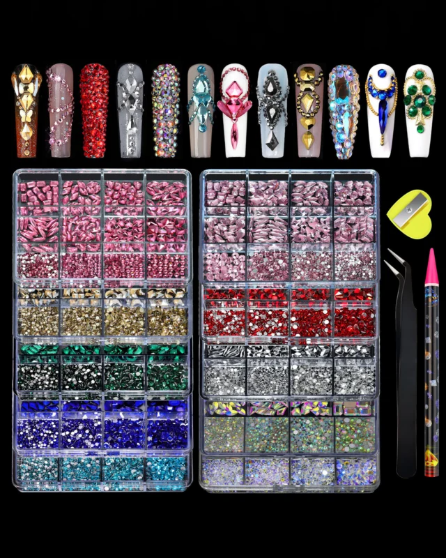 Fancy AB Crystal Rhinestones for Nails