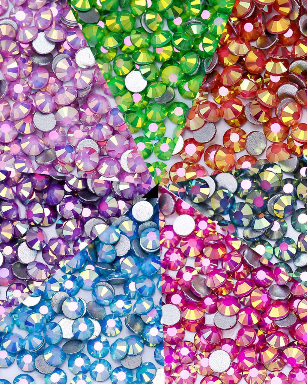 Alternative view of High Quality Glass Flatback Rhinestones Nail Art Decoration