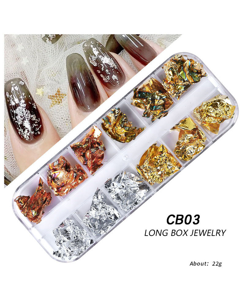 Premium Gold Foil Flakes DIY Manicure Decor - Image 10