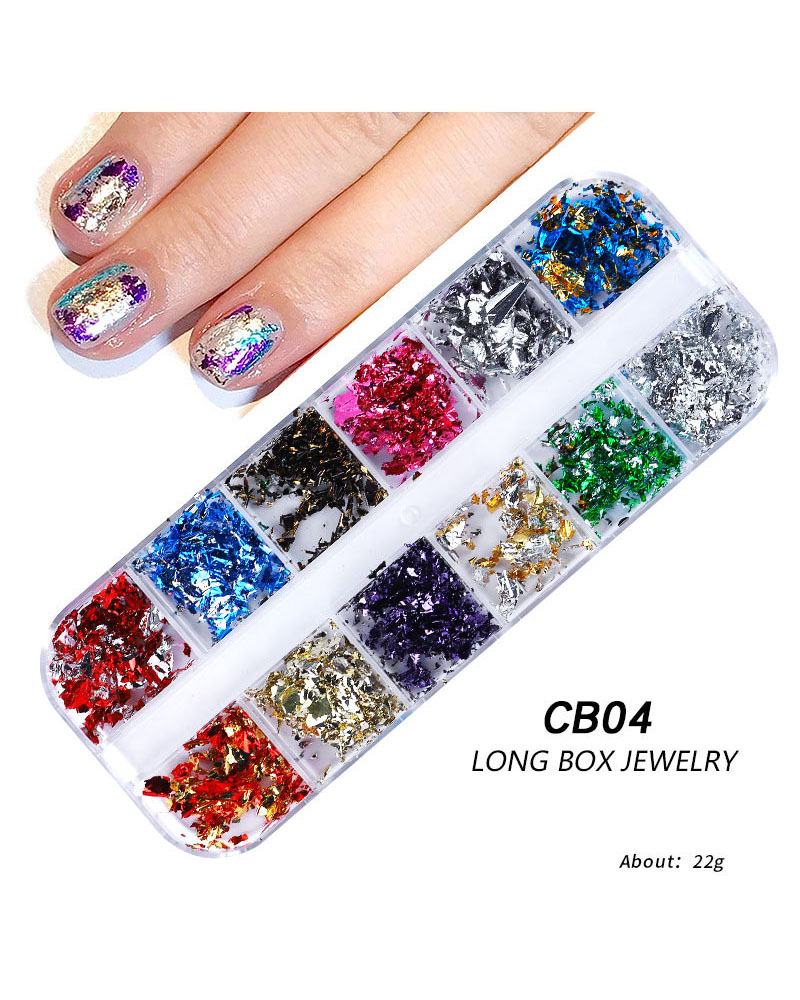 Premium Gold Foil Flakes DIY Manicure Decor - Image 9