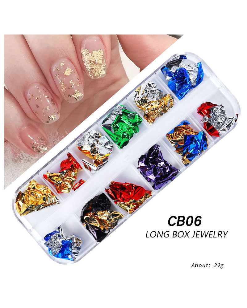 Premium Gold Foil Flakes DIY Manicure Decor - Image 7
