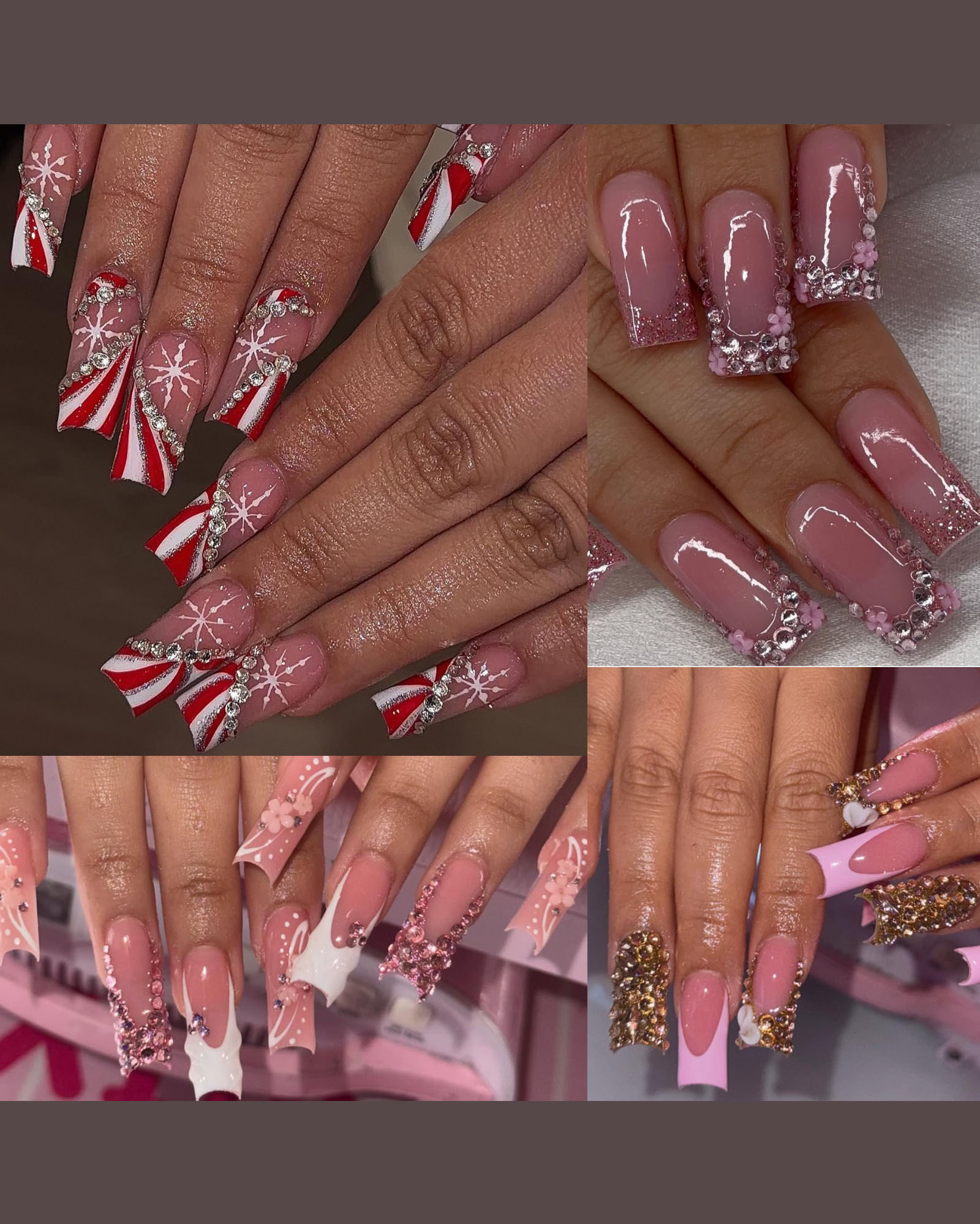 Shiny Colorful Rhinestone Nail Accessories - Image 3