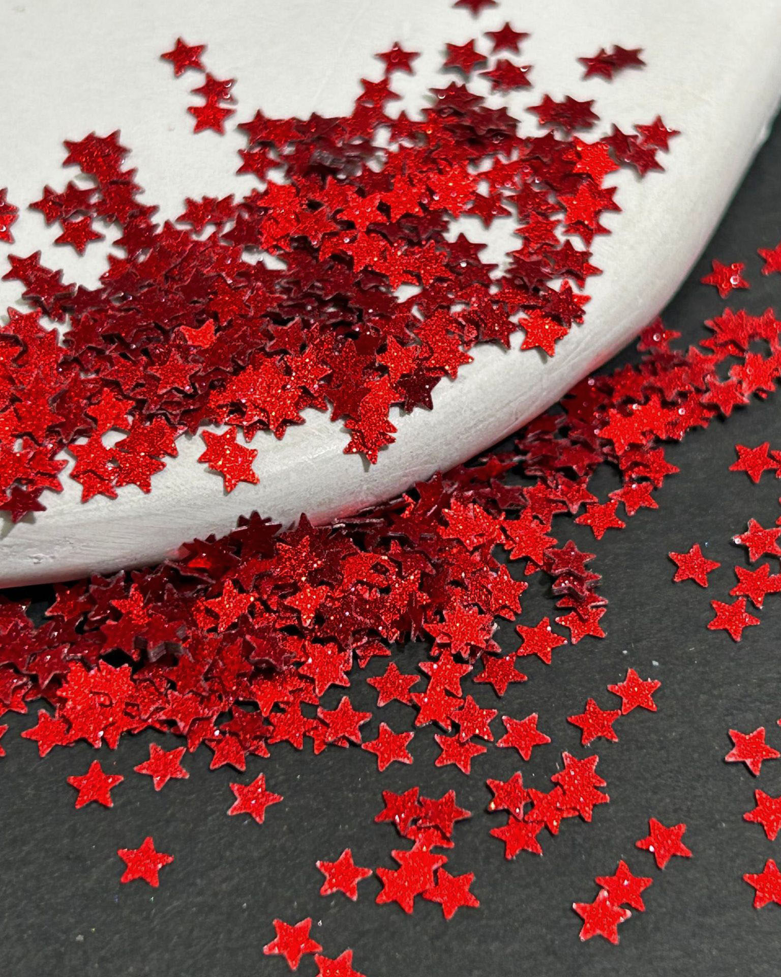 Sparkle Red Sequin Set Accessory for Nail Salon - Image 9