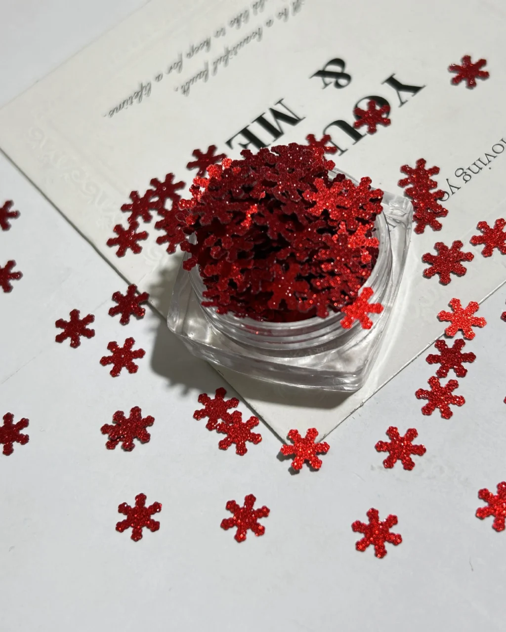 Sparkle Red Sequin Set Accessory for Nail Salon - Image 16