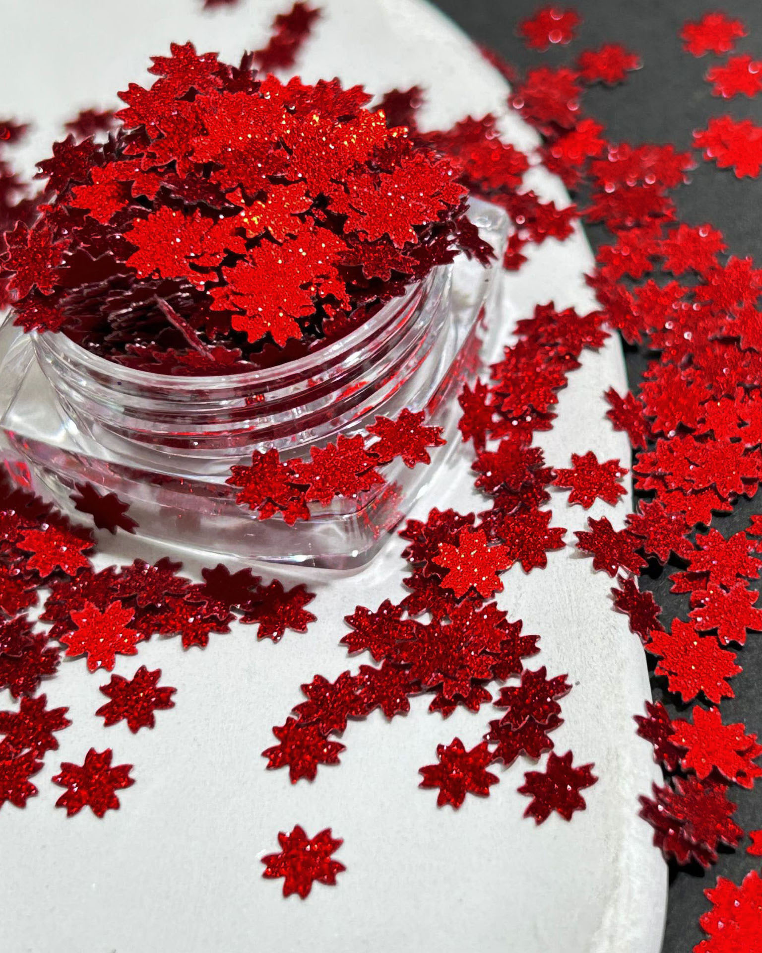 Sparkle Red Sequin Set Accessory for Nail Salon - Image 15