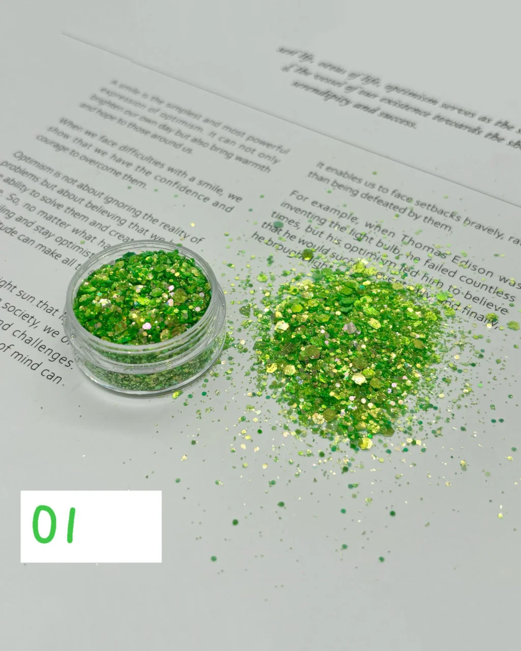 100g Summer Crushed Star Glitter Sequins for Nails - Image 15