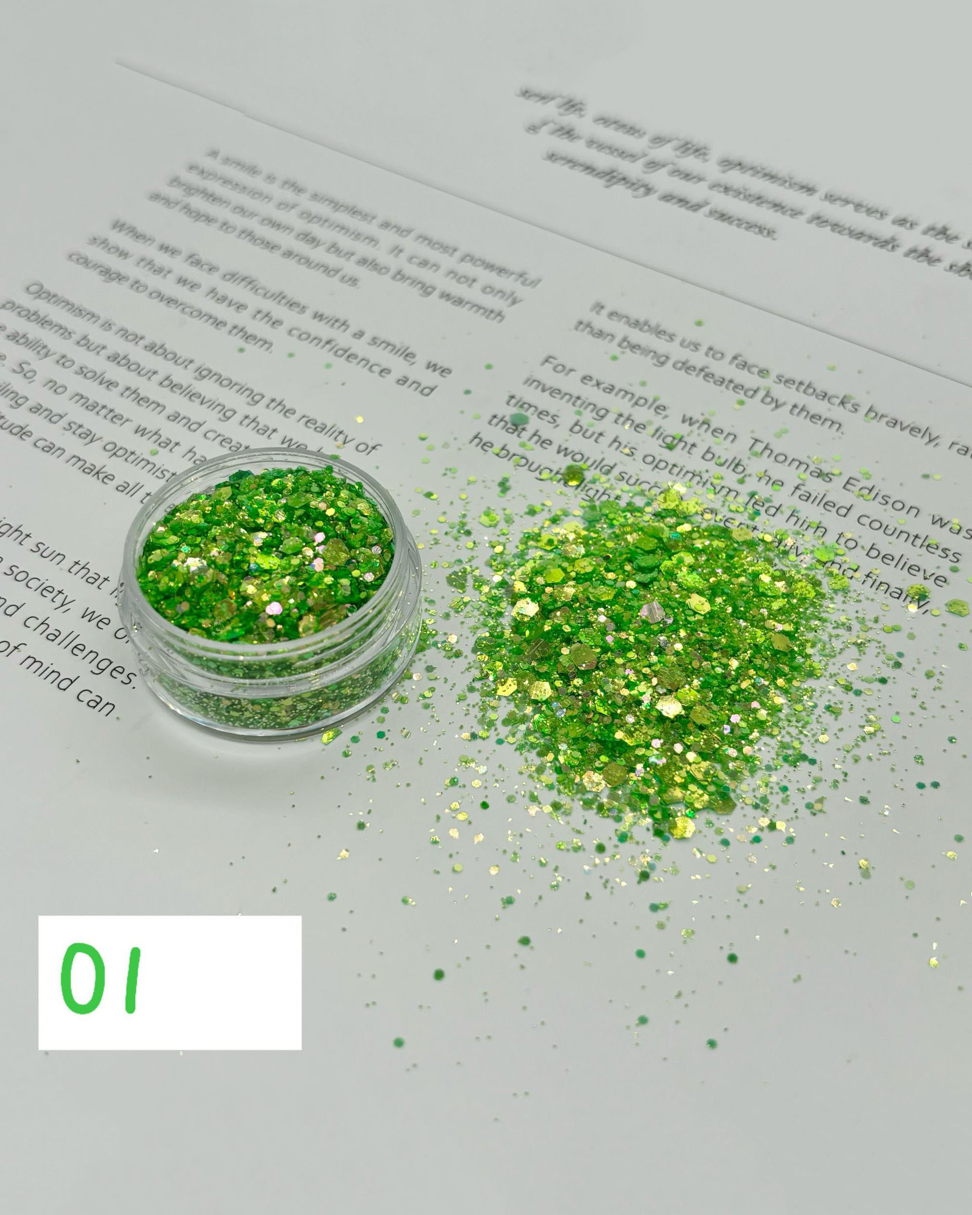 100g Summer Crushed Star Glitter Sequins for Nails - Image 15