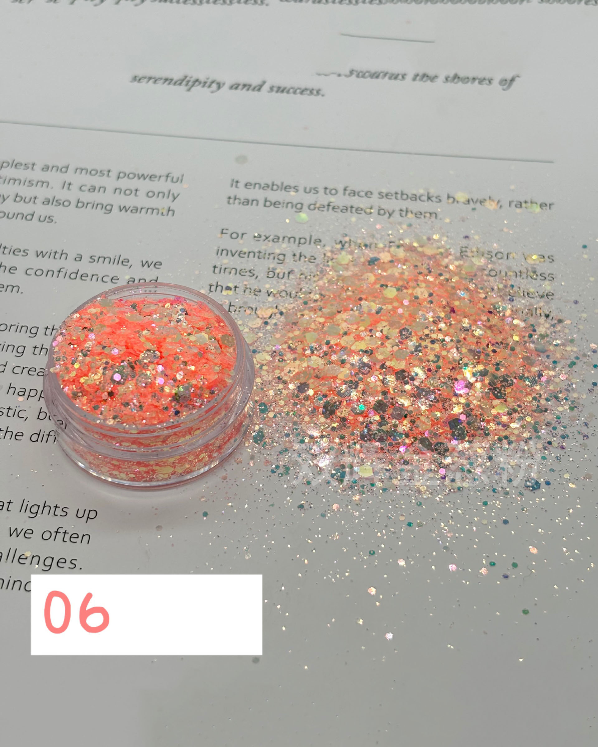 100g Summer Crushed Star Glitter Sequins for Nails - Image 10