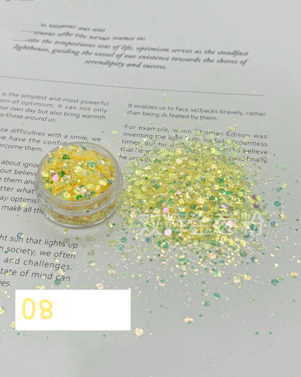 100g Summer Crushed Star Glitter Sequins for Nails - Image 8