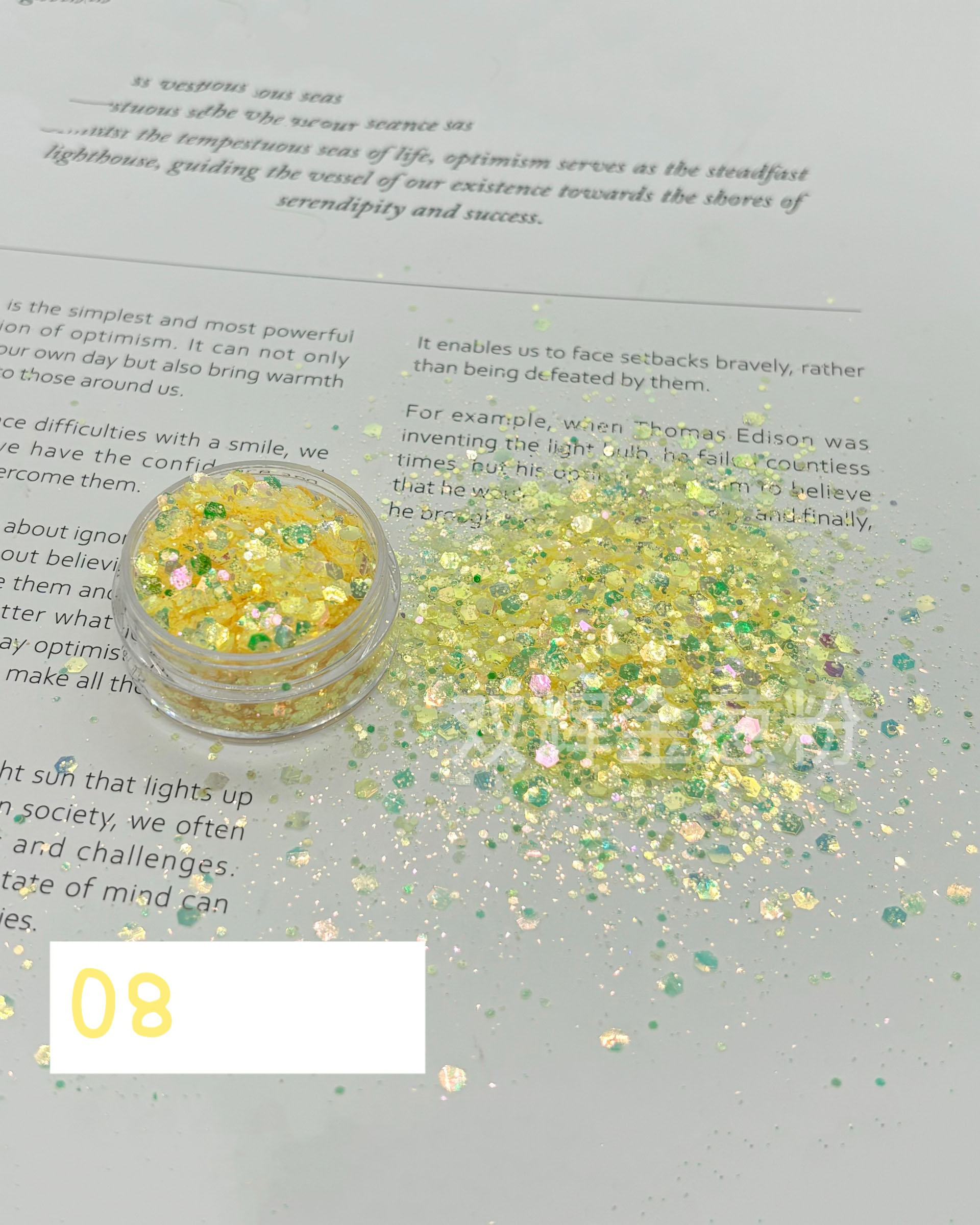 100g Summer Crushed Star Glitter Sequins for Nails - Image 8