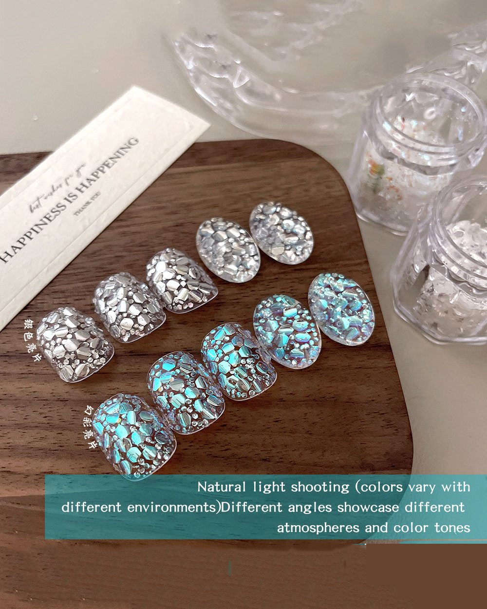 Alternative view of Super Thin Sparkle Sequins Flakes for Nail Decor