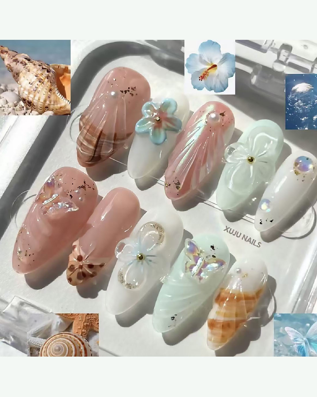 Cute Fake Nails for Summer Sea Theme Bulk - Image 6