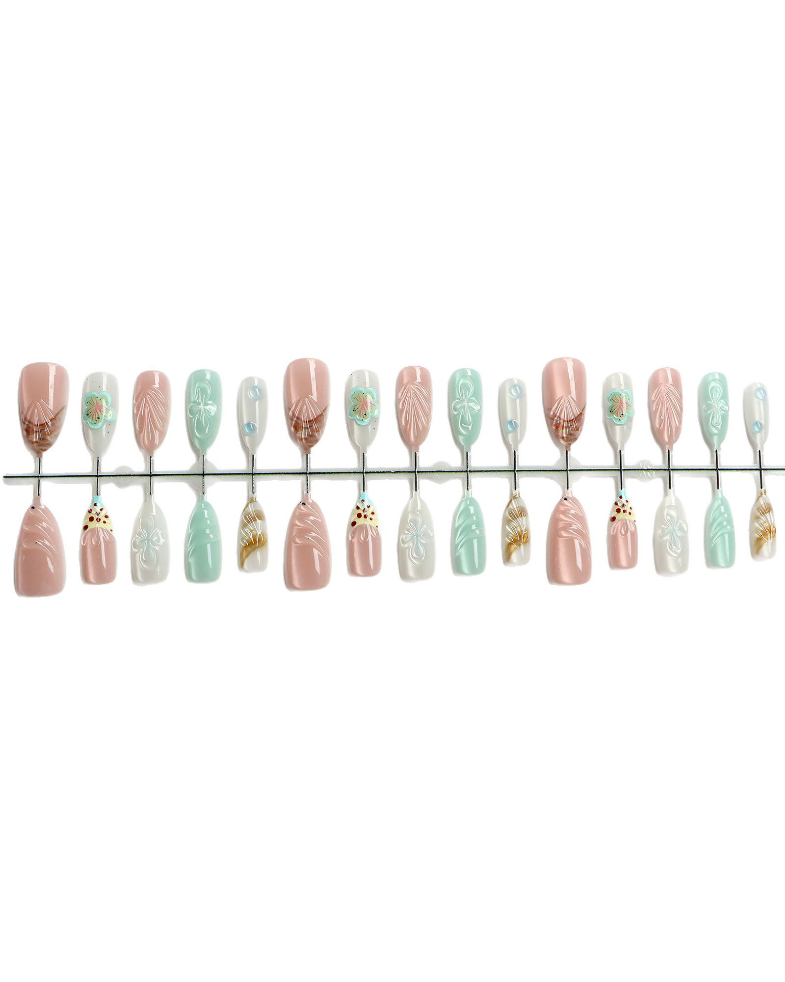 Cute Fake Nails for Summer Sea Theme Bulk - Image 5