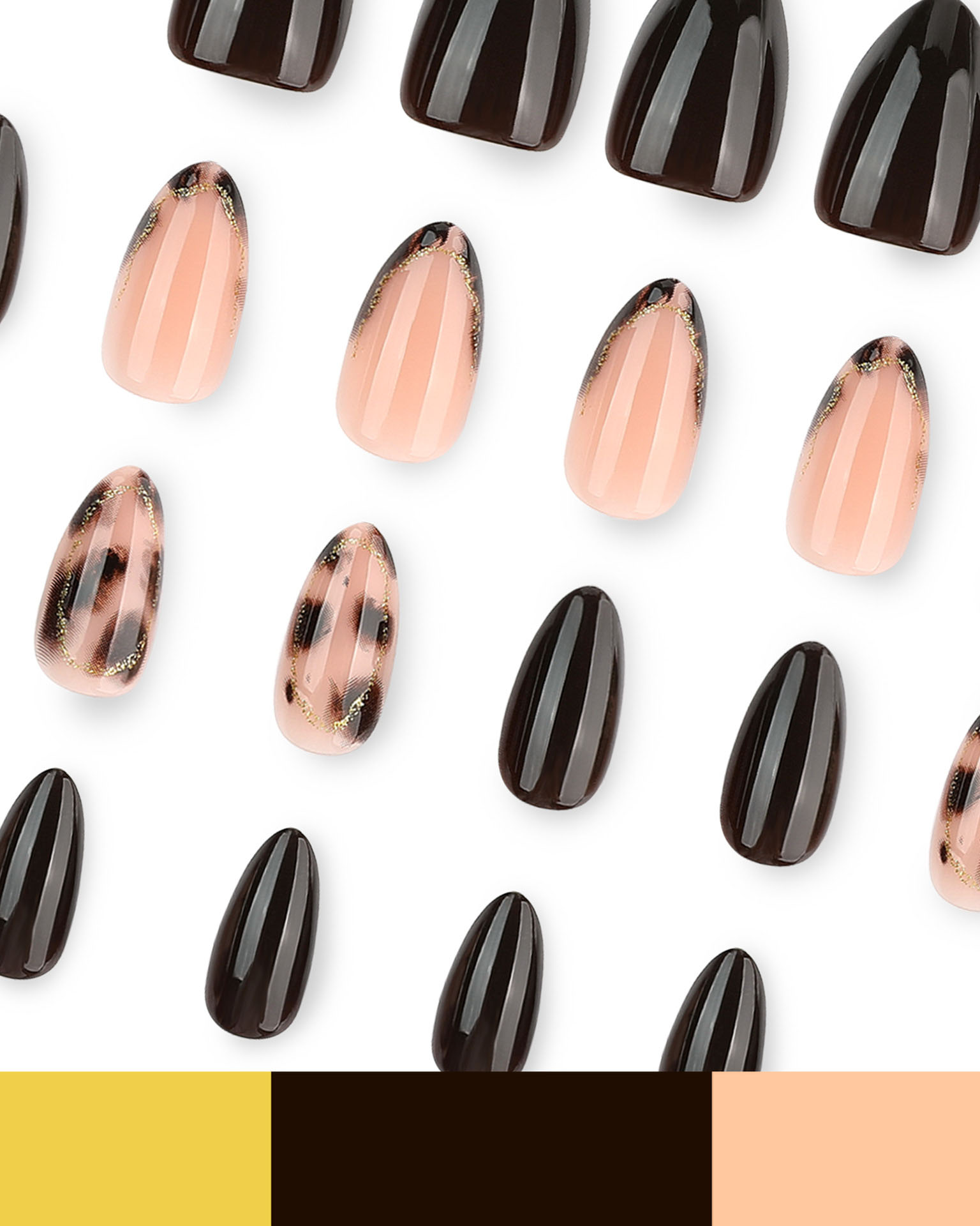 Classic French Leopard Print Nails Short Bulk - Image 6