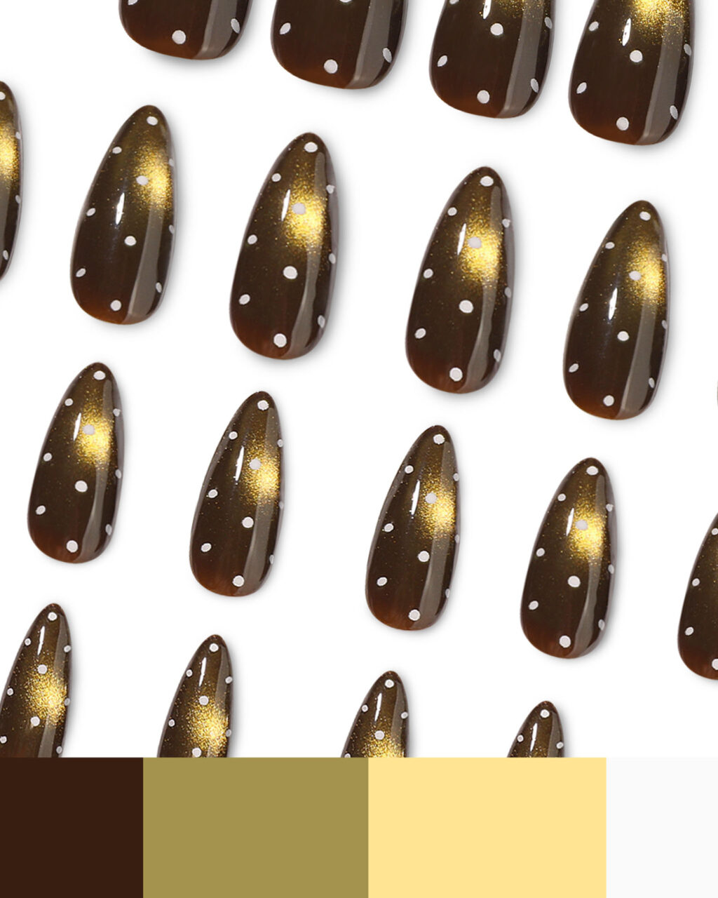 Trendy Polka Dot Cat Eye Nails Bulk - Image 4
