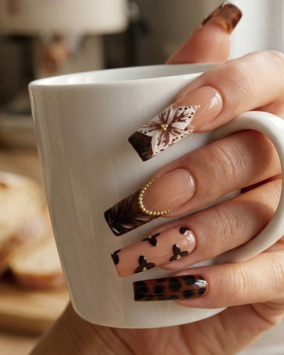 vintage fake nails