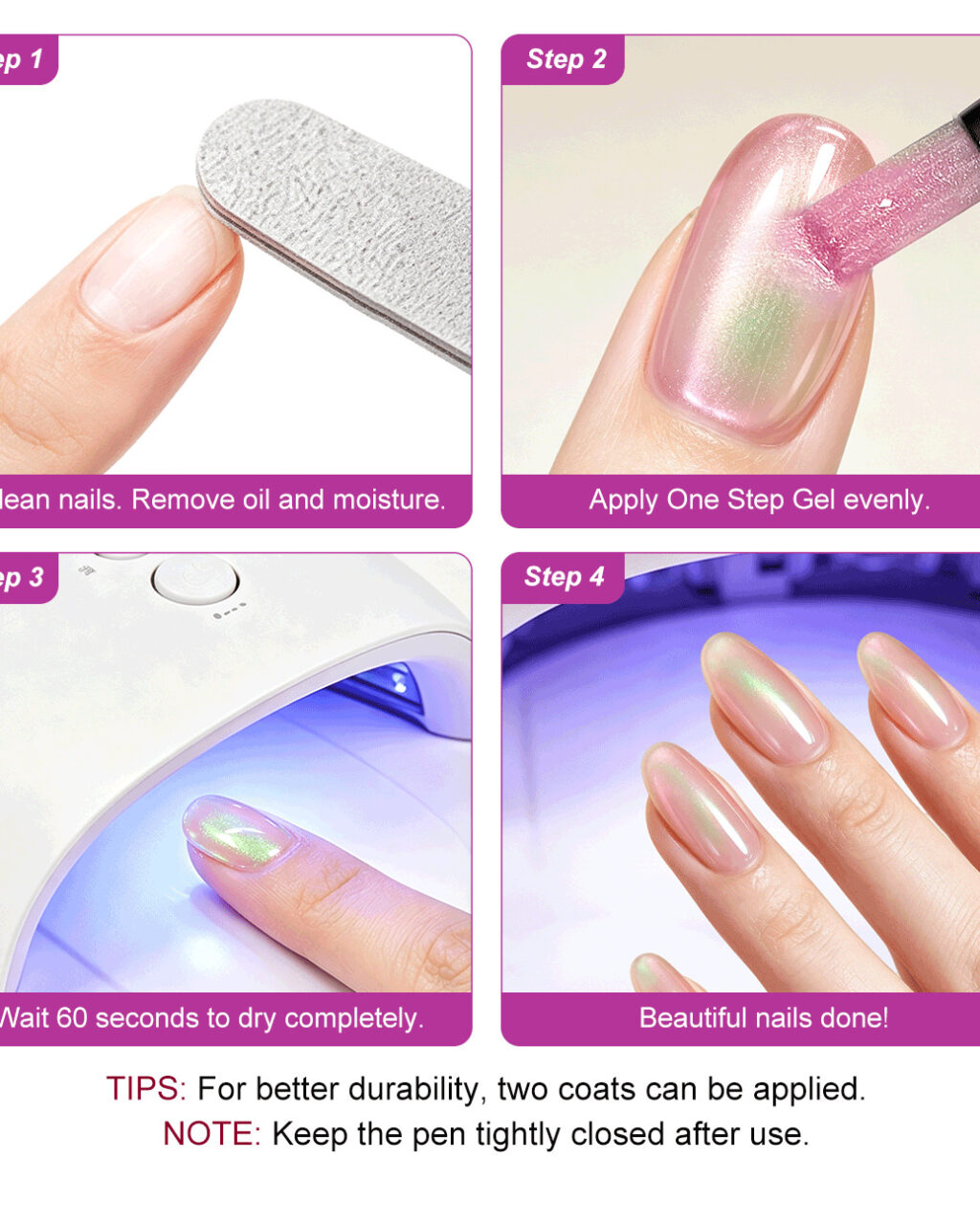 3 In 1 Magic Glitter One Step Gel Polish - Image 8