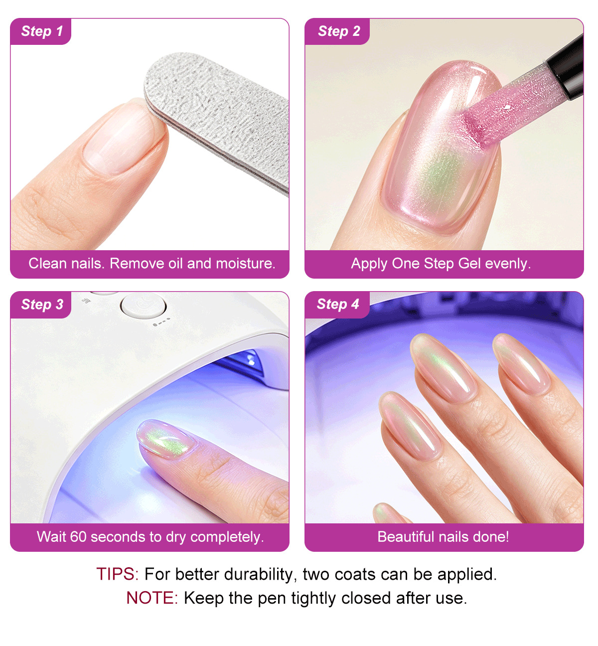 3 In 1 Magic Glitter One Step Gel Polish - Image 8