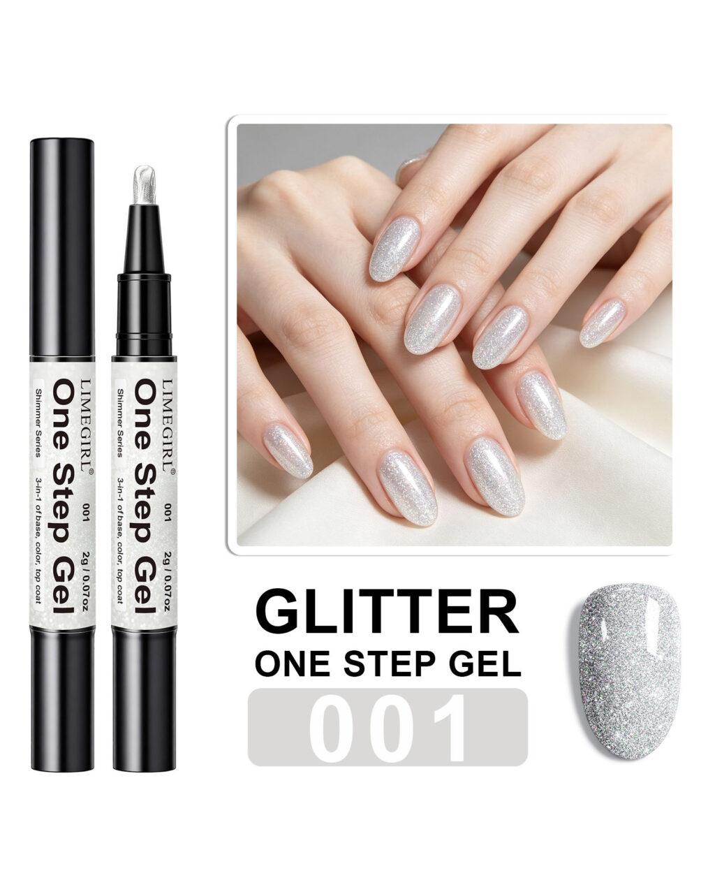 3 In 1 Magic Glitter One Step Gel Polish - Image 6