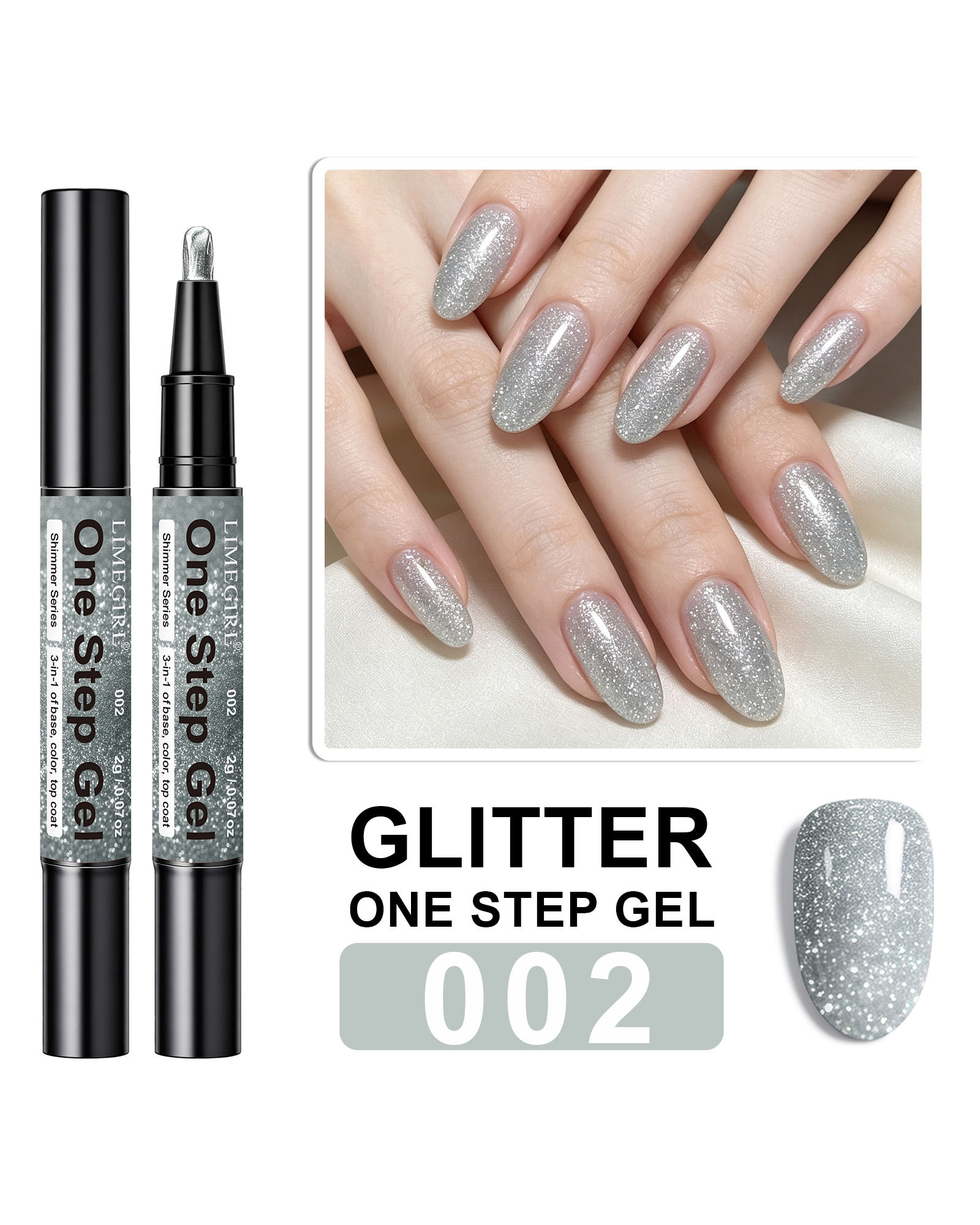 3 In 1 Magic Glitter One Step Gel Polish - Image 5