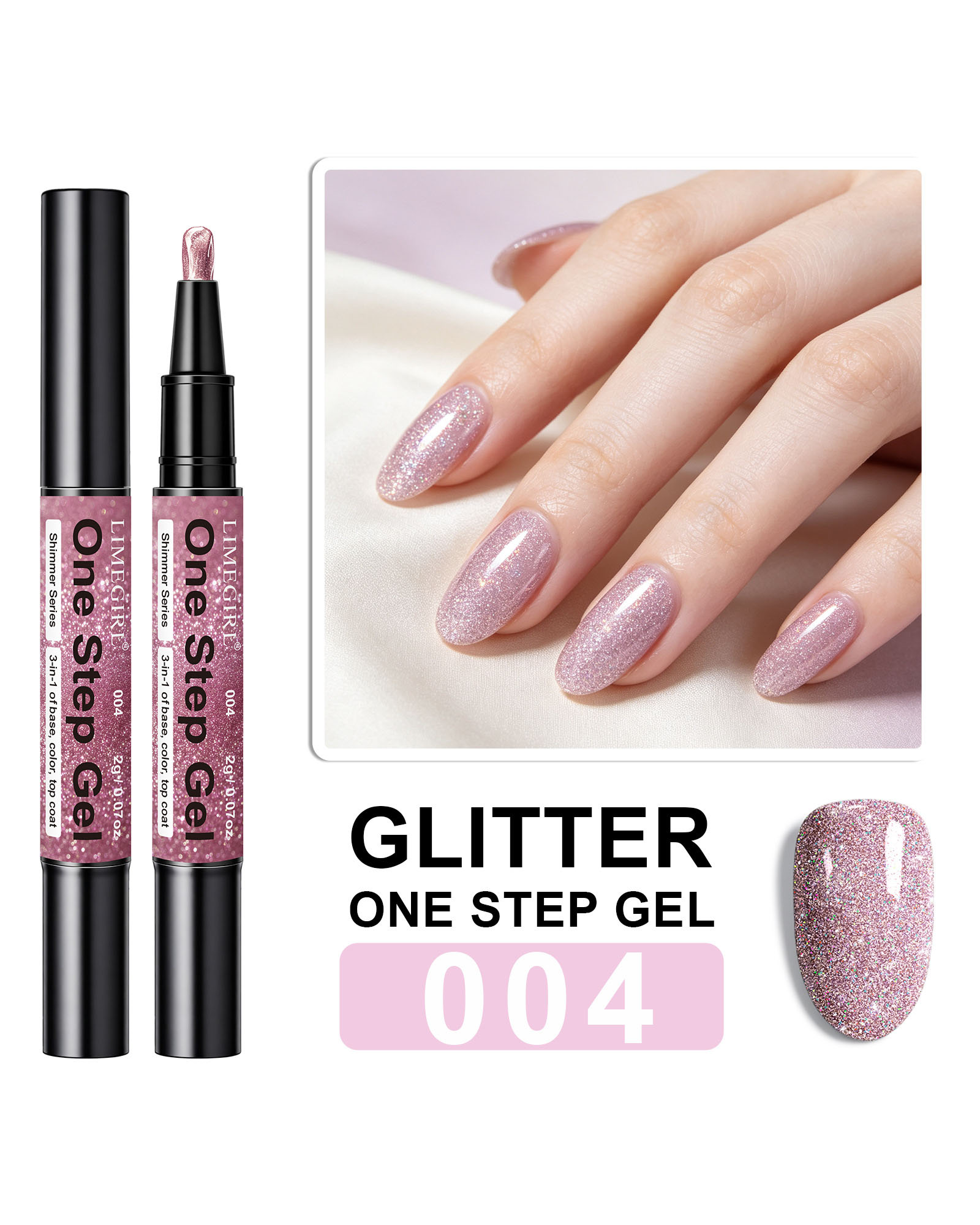 3 In 1 Magic Glitter One Step Gel Polish - Image 3