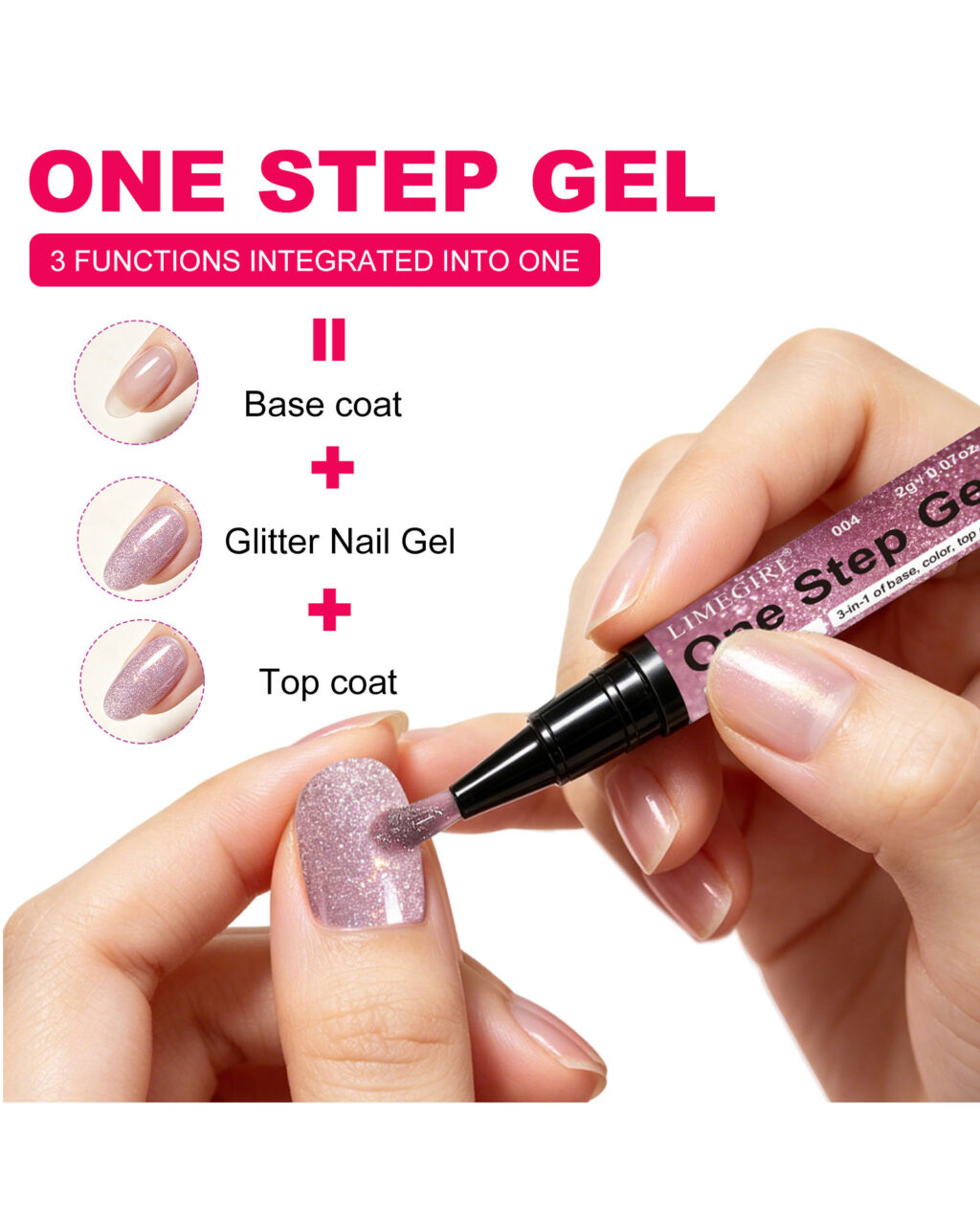 3 In 1 Magic Glitter One Step Gel Polish - Image 10