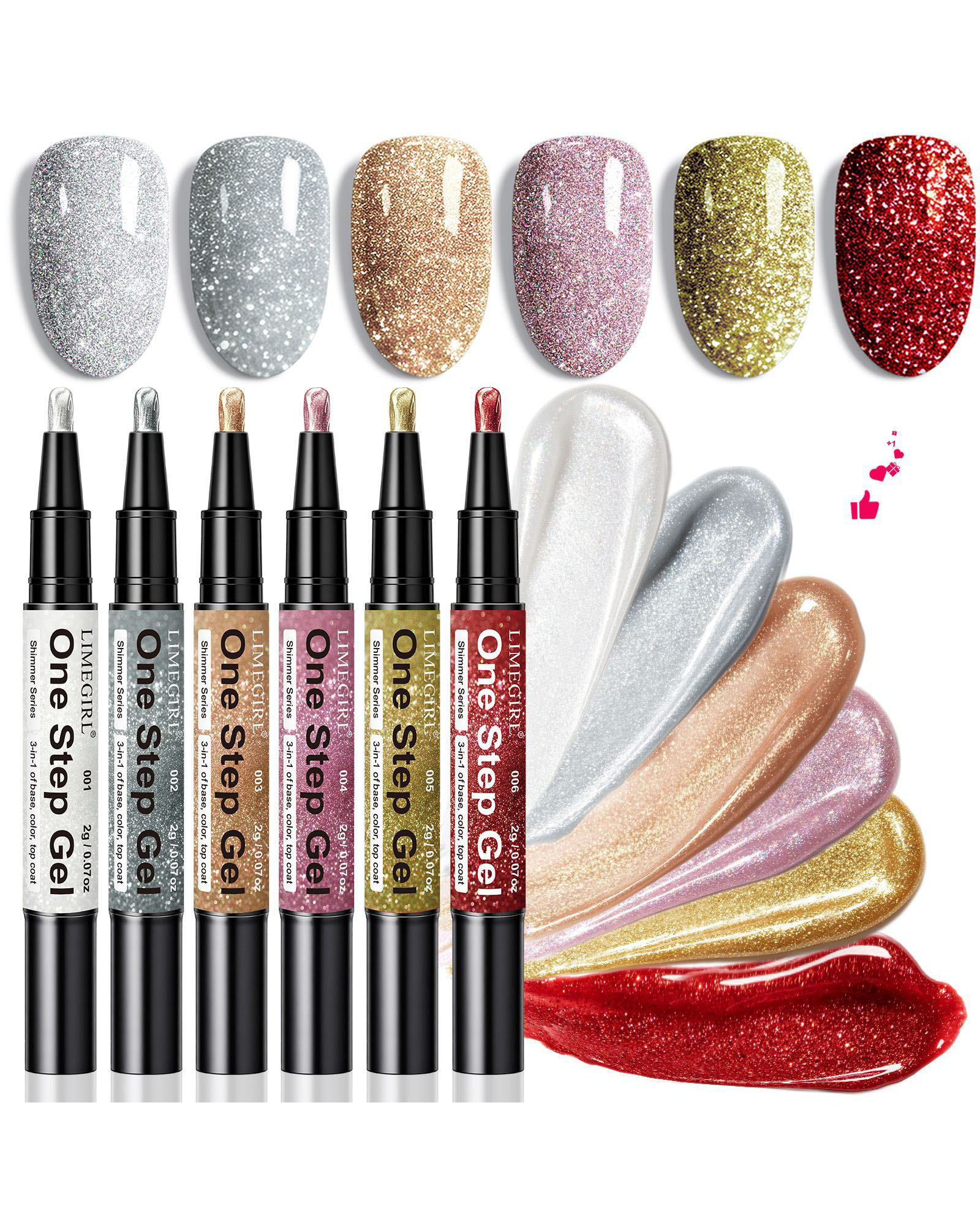 3 In 1 Magic Glitter One Step Gel Polish - Image 9